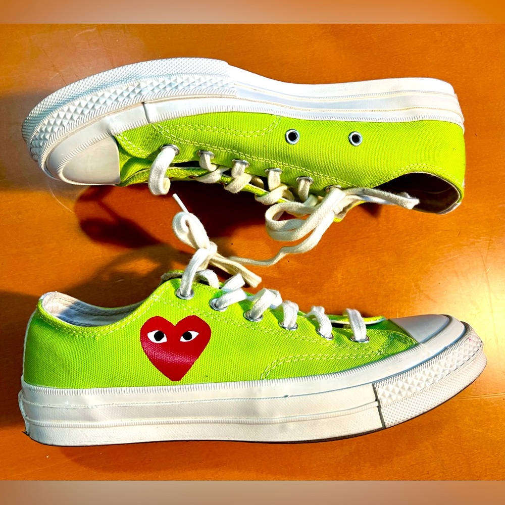CDG play x Converse - Chuck Taylor low - lime green